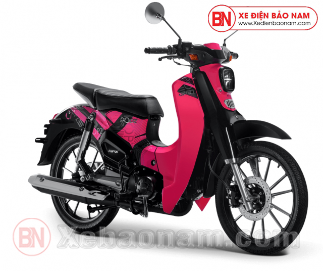 Xe máy CUB 50 SYM Lwen màu hồng