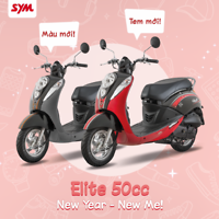  Xe SYM Elite 50cc hiện có giá bao nhiêu ?