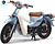 Xe máy Cub 50 Lùn Bánh Béo Japan - Màu Xanh