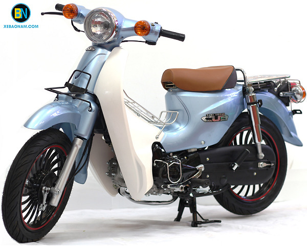 Xe máy Cub 50 Lùn Bánh Béo Japan - Màu Xanh