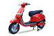 Xe máy điện Vespa màu đỏ chính hãng Nioshima