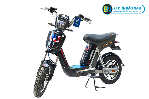 Xe đạp điện Nijia Avenger 2019 màu xanh tím than