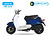Xe ga 50cc Crea Scoopy màu xanh lam mới