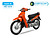 Xe máy Wave 50cc màu cam