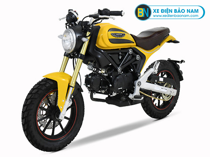 Xe tay côn City Hunter 110cc màu vàng