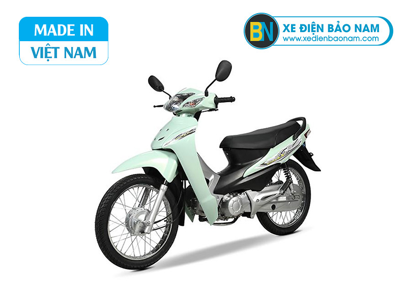 Xe máy Wave 50cc Việt Thái màu xanh ngọc