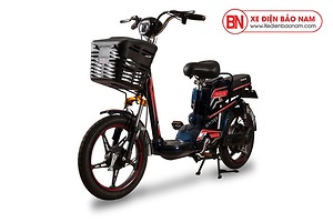 Xe đạp điện Osakar A9 màu đen tem xanh đỏ