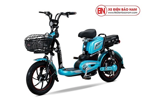 Xe đạp điện Osakar New Style 2020 màu xanh ngọc