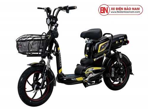 Xe đạp điện A10 Osakar màu vàng
