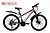 Xe đạp Amano A200 mới nhất màu xám đỏ