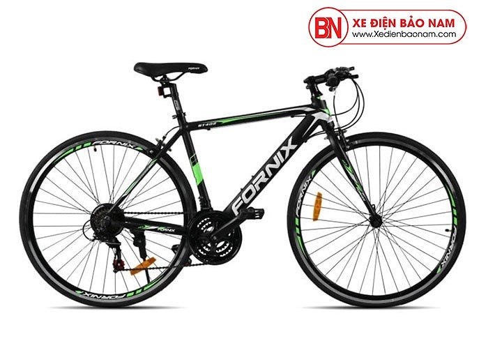 Xe đạp thể thao Fornix BT402 mới nhất màu đen xanh lá cây 