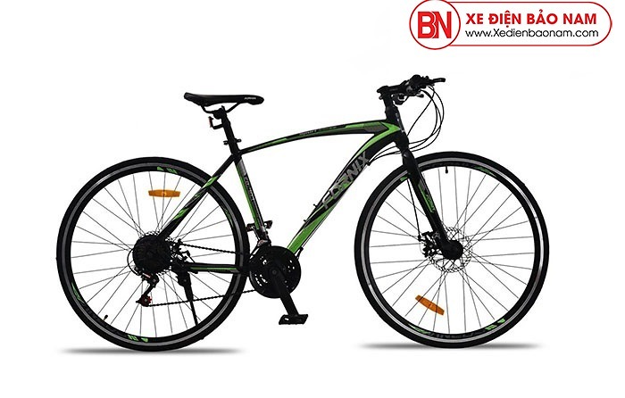 Xe đạp thể thao Fornix FR303 mới nhất màu đen xanh lá cây