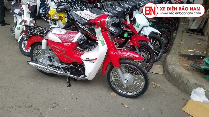 Xe Máy 50cc Cub New Việt Thái 2020 màu đỏ