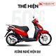 Xe ga Piaggio Liberty 50cc màu đỏ 2020