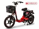 Xe đạp điện Osakar A9 màu đỏ