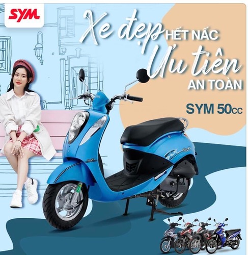 Xe Ga 50cc Elite Sym | Sản Phẩm Cao Cấp, Giá Rẻ