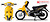 Xe máy 50cc WayS DK màu Vàng