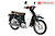 Xe Máy 50cc Cub Halim 2021 Màu Đen Nhám