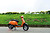 Xe máy điện Nispa SV Osakar màu cam