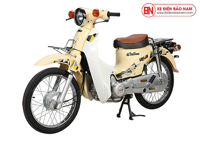 XE Máy 50cc CUB 81 HALIM 2019 MÀU KEM